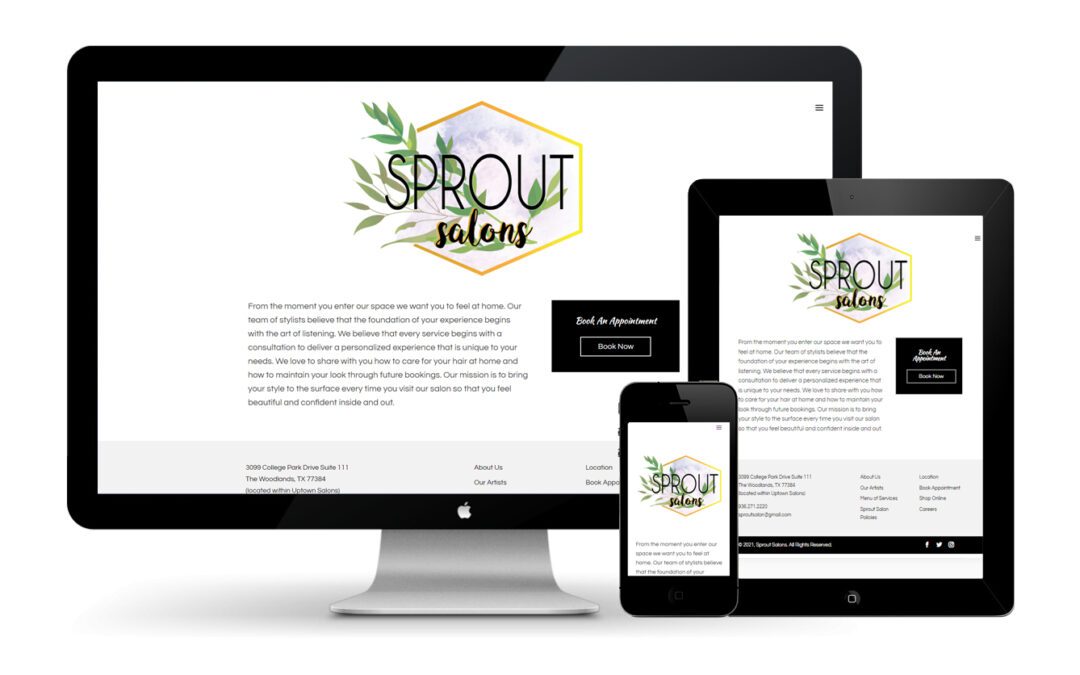 Sprout Salons – Website Revamp!